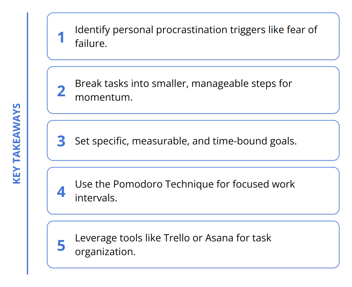 Key Takeaways - Beat Procrastination Tips [Pro Tips]