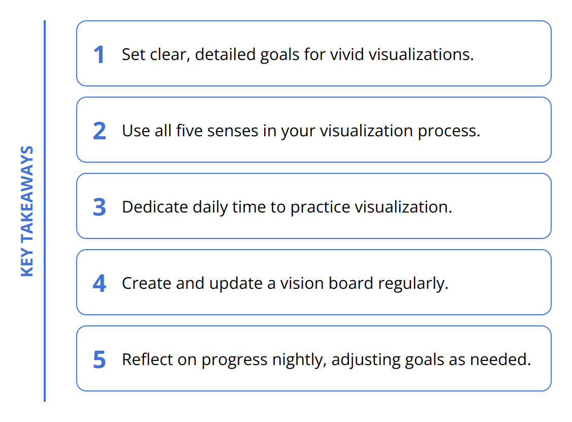 Key Takeaways - How to Use Visualization for Success