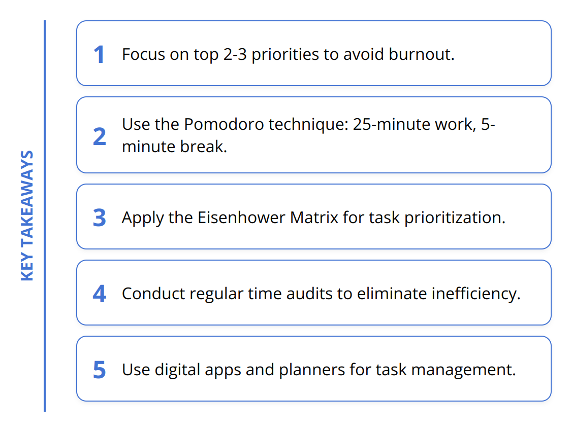 Key Takeaways - Time Management Secrets [Guide]
